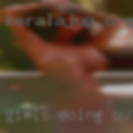Girls doing outdoor activities