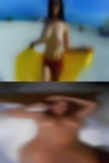 Swinger woman beach